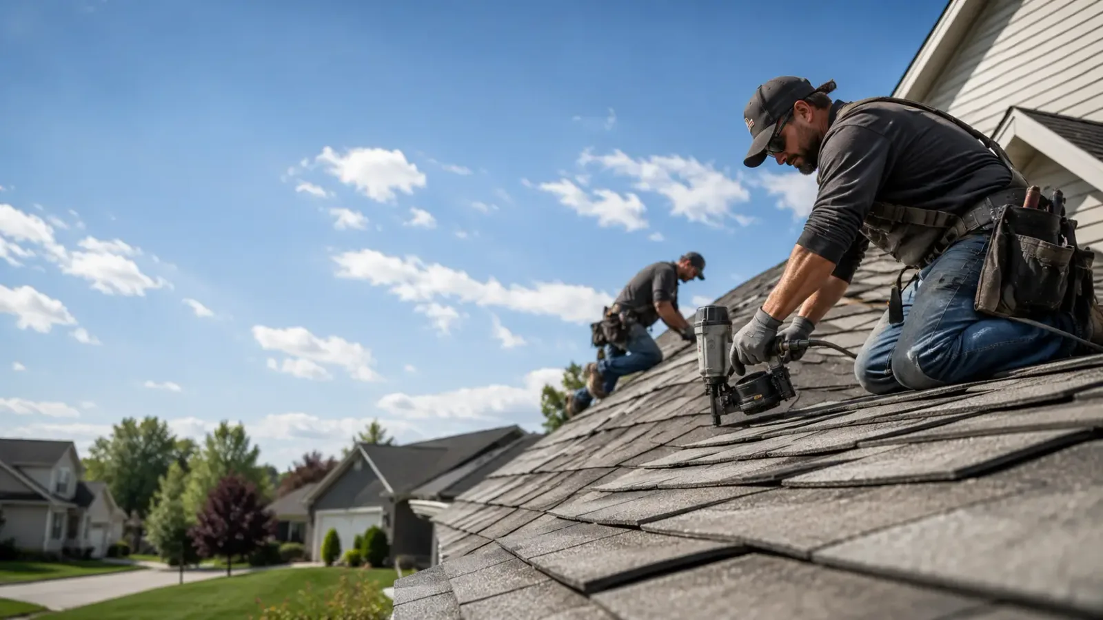 Storm Damage Roof Repair in Leawood, KS near me